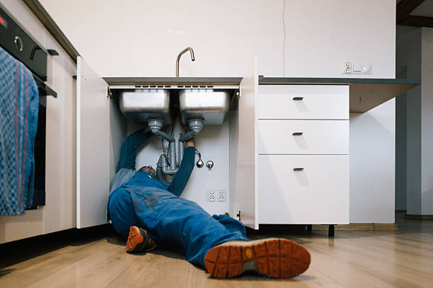 Professional Drain Cleaning technician working in Agawam, MA